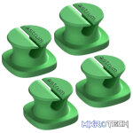 CO060 Mini Cable Organizer Clips  4 Piece Set for Cable Management- Green